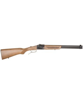 Chiappa Firearms 500190 Double Badger22 LR 20 Gauge 19" Blued Beechwood Folding Checkered Stock