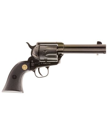 Chiappa Firearms 340250 SAA 1873Medium Frame 22 LR 6 Shot, 4.75" Blued Steel Barrel, Cylinder &amp; Frame, Black Plastic Grip, Exposed Hammer