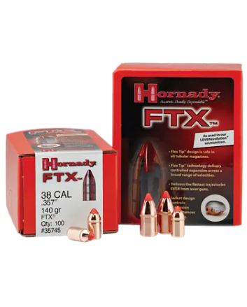 Hornady 35105 FTX35 Cal .358 200 gr Flex Tip eXpanding 100 Per Box/ 15 Case