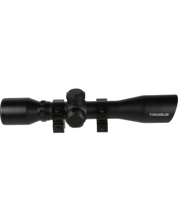 TruGlo TG8504BR CompactMatte Black 4x32mm 1" Tube Duplex Reticle