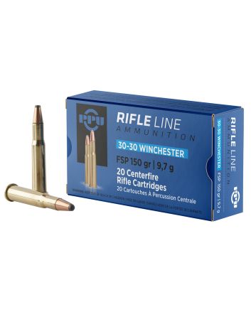 PPU PP30301 Standard Rifle30-30Win 150gr Flat Soft Point 20 Per Box/10 Case