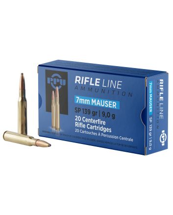 PPU PP7 Metric Rifle7mmMauser 139gr Soft Point 20 Per Box/10 Case