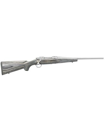 Ruger 17111 Hawkeye Compact Compact 7mm-08 Rem 4+1 16.50"Matte Stainless Steel Barrel, Integral Scope Mounts Stainless Steel Receiver, Black Fixed Laminate Stock