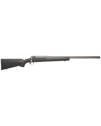 Savage Arms 18671 12 LRPV Full Size 6mm BR 1rd 26" Matte Heavy Fluted Barrel, Matte Stainless Steel Receiver w/Picatinny Rail, Matte Black HS Precision w/V-Block Synthetic Stock, Right Hand