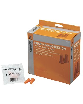Champion Targets 40959 Molded Ear Plugs32 dB In The Ear Contouring Orange Foam 100 Pair