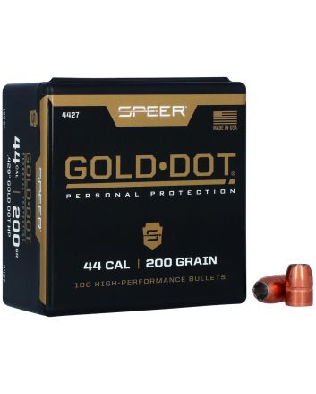 Speer 4427 Gold Dot Personal Protection 44Cal 200gr Hollow Point 50 Per Box/5 Case