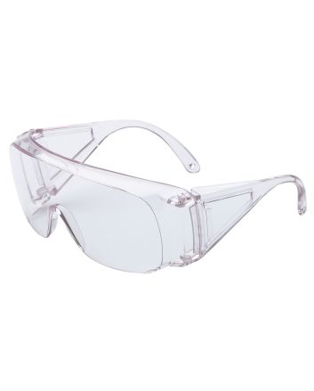 Howard Leight R01701 HL100 OTG Adult Clear Lens Polycarbonate Clear Frame
