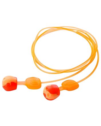 Howard Leight R02237 TrustFit Pod Earplugs Foam 28 dB Behind The Neck Orange Adult 3 Pair