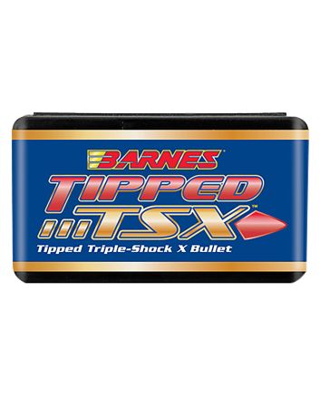 Barnes Bullets 30372 Tipped TSX30Cal 180gr Boat Tail 50/Box