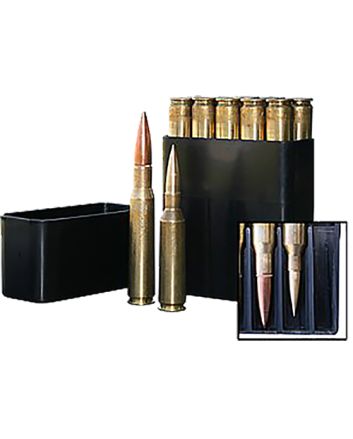 MTM Case-Gard BMG1040 Slip-Top Ammo Box50 BMG Black Polypropylene 10rd