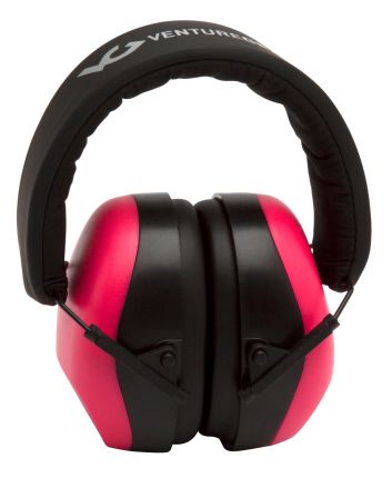 Pyramex VGPM8010PC Venture Gear V80 Muff Foam 26 dB 32 dB Over the Head Orange Pink/Black Adult 1 Pair