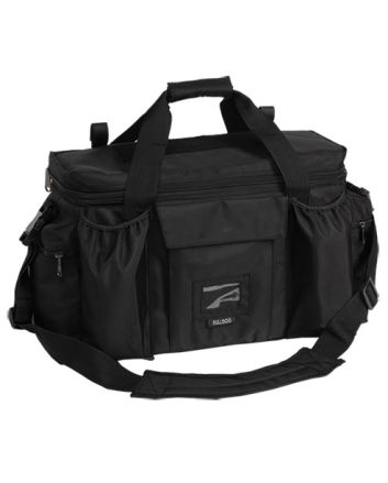 Bulldog BD920 Deluxe Police &amp; Shooter XL Black Nylon w/ Removeable Dividers, Storage Pockets