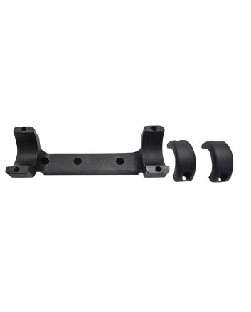 DNZ 11003 Game Reaper-Harrington &amp; Richardson Scope Mount/Ring Combo Matte Black 1"