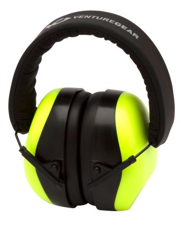 Pyramex VGPM8031C Venture Gear V80 Muff Foam 26 dB 32 dB Over the Head Orange Lime/Black Adult 1 Pair