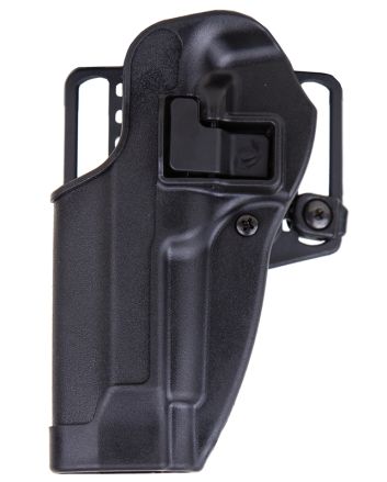 Blackhawk 410504BKL Serpa CQCOWB Size 04 Matte Black Polymer Belt Loop/Paddle Compatible With Beretta 92/96/M9 Left Hand