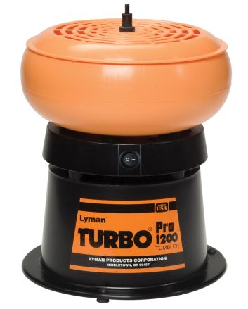 Lyman 7631318 1200 Pro Turbo Tumbler Holds 2 lbs of Media