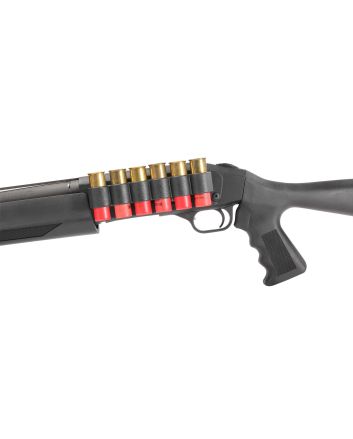 TacStar 1081212 Slimline Sideaddle Mossberg 930 12 Gauge 6rds Black Polymer w/Aluminum Mounting Plate
