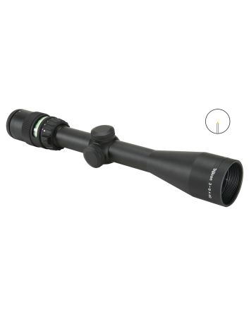 Trijicon 200008 AccuPointBlack Hardcoat Anodized 3-9x 40mm 1" Tube Illuminated Green Triangle Post Reticle
