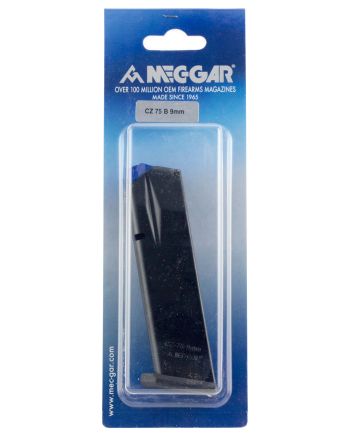 Mec-Gar MGCZ7517AFC StandardBlued w/ Anti-Friction Coating Detachable 17rd 9mm Luger for CZ 75B/Shadow 2/75 SP-01/Shadow 85B