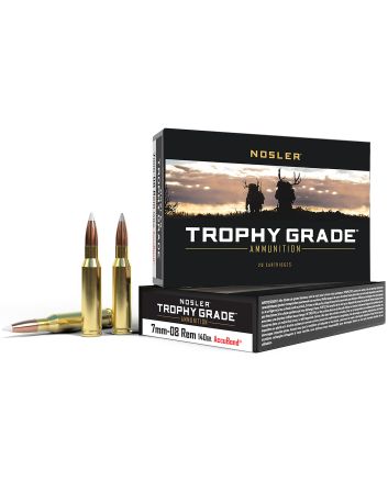 Nosler 60042 Trophy Grade7mm-08Rem 140gr Nosler AccuBond 20 Per Box/10 Case