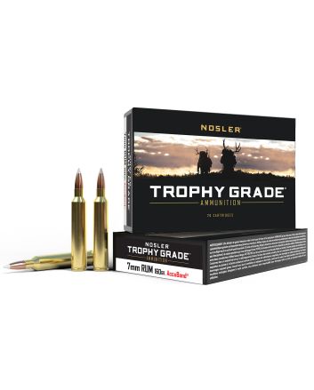Nosler 60048 Trophy Grade7mmRUM 160gr Nosler Spitzer Partition 20 Per Box/10 Case