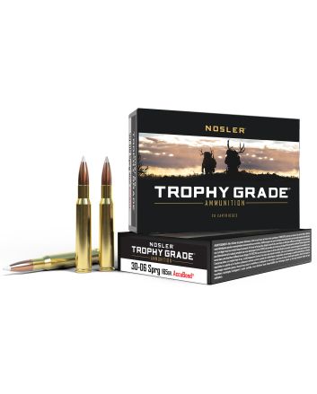 Nosler 60057 Trophy Grade30-06Springfield 165gr Nosler AccuBond 20 Per Box/10 Case
