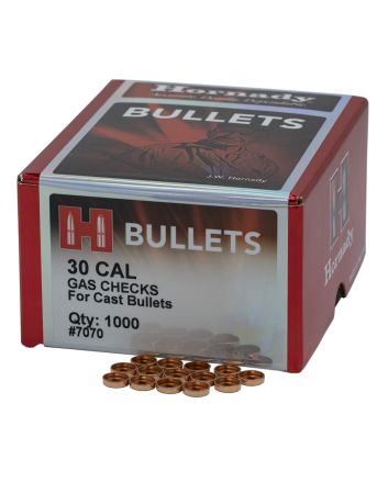 Hornady 7070 Crimp-On Gas Checks 30 Cal Cast Bullets/ 1000 Per Box
