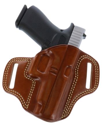 Galco CM158 Combat MasterOWB Tan Leather Belt Slide Fits S&amp;W J Frame Fits Charter Arms Undercover Right Hand