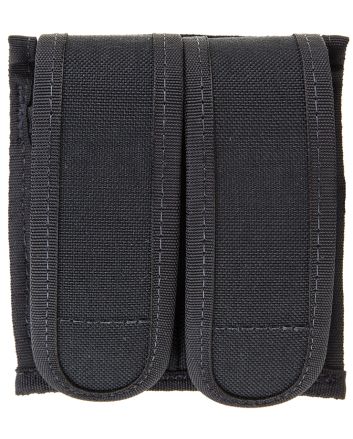 Blackhawk 44AO54BK Universal Mag CaseDouble Black Cordura Hook &amp; Loop Belts 2.25" Wide Compatible w/ Double Stack 9mm/40
