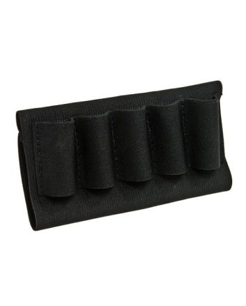 Blackhawk 74SH02BK Buttstock Shell HolderBlack Nylon 5rd Shotgun