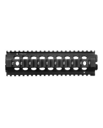 Troy Ind SRAIMRFD9BT00 Drop In Accessory Rail AR-15 Black Hardcoat Anodized Aluminum