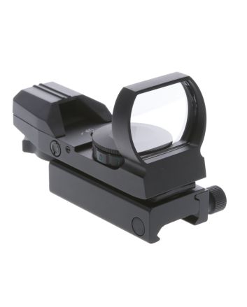 TruGlo TG-8360B Open Dot SightBlack Anodized 1x 34mm 5 MOA Dual Illuminated (Green/Red) Multi Reticle