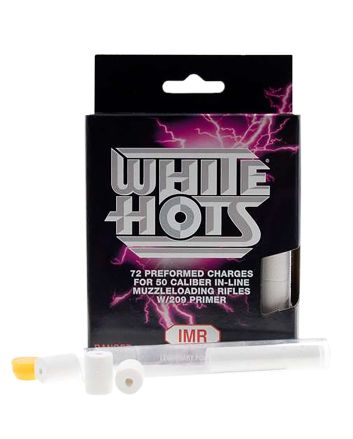 IMR WHP50 White Hots50 Cal Muzzleloader 72 Charges Per Box 16