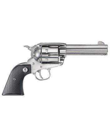 Ruger 5133 Vaquero SASS 357 Mag 6rd 4.62" High Gloss Steel Barrel, Cylinder &amp; Frame, Black Checkered Polymer Grip, Transfer Bar Safety, Montado Hammer (2 of2)