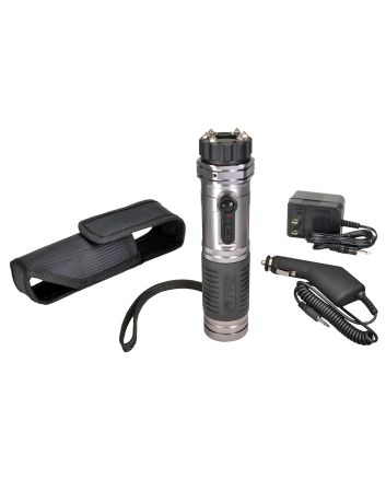 Zap ZAPL Zap Light Stun Gun/Flashlight Range of Contact Silver