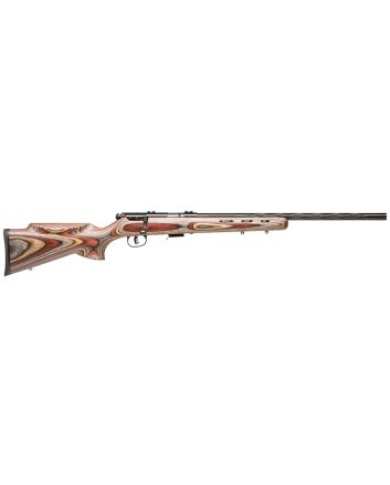 Savage Arms 92745 93 BRJ Full Size 22 WMR 5+1 21" Matte Black Heavy Spiral Fluted Barrel, Matte Black Carbon Steel Drilled &amp; Tapped Receiver, Royal Jacaranda Monte Carlo Laminate Stock, Right Hand