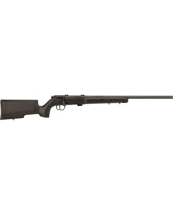 Savage Arms 25745 Mark II TR Full Size 22 LR 5+1 22" Matte Black Heavy Fluted Barrel, Matte Black Drilled &amp; Tapped Carbon Steel Receiver, Matte Black Tactical Wood Stock, Right Hand