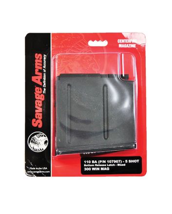 Savage Arms 55191 110BABlued Detachable 5rd for 300 Win Mag Savage 110BA/110BA Stealth