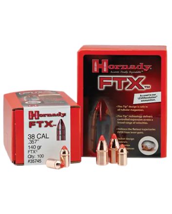 Hornady 44105 FTX44 Cal .430 225 gr Flex Tip eXpanding 100 Per Box/ 15 Case