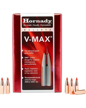 Hornady 17105 V-Max17 Cal .172 25 gr V Max 100 Per Box/ 40 Case