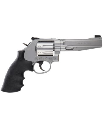 Smith &amp; Wesson 178038 Model 686 Performance Center Pro357 Mag or 38 S&amp;W Spl +P Stainless Steel 5" Barrel &amp; 7 Shot Cylinder Cut For Moon Clips, Matte Silver Stainless Steel L-Frame