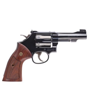 Smith &amp; Wesson 150717 Model 48 Classic 22 WMR Blued Carbon Steel 4" Barrel, 6rd Cylinder &amp; K-Frame, Wood Grip, Internal Lock