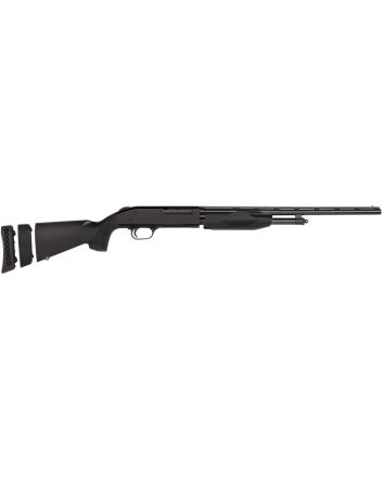Mossberg 50358 510 Super Bantam Youth 410 Gauge Pump 3" 2+1 18.50" Blued Vent Rib Steel Barrel, Blued Steel Receiver, Black Synthetic Stock w/Adjustable LOP Spacer
