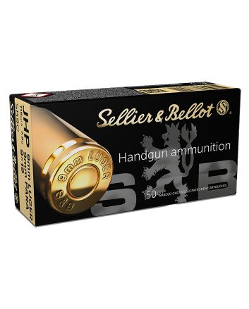 Sellier &amp; Bellot SB9C Handgun9mmLuger 115gr Jacketed Hollow Point 50 Per Box/20 Case
