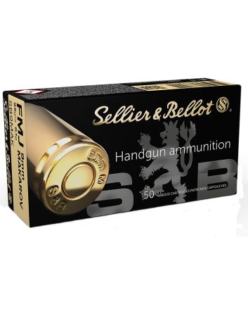 Sellier &amp; Bellot SB9MAK Handgun9x18Makarov 95gr Full Metal Jacket 50 Per Box/20 Case