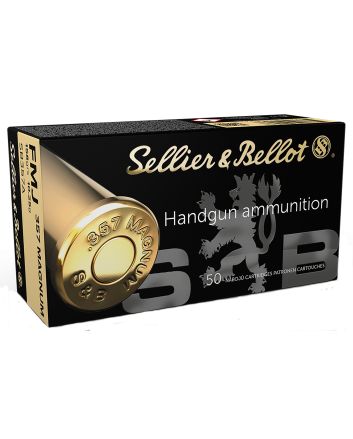 Sellier &amp; Bellot SB357A Handgun357Mag 158gr Full Metal Jacket 50 Per Box/20 Case