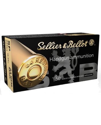 Sellier &amp; Bellot SB44A Handgun44RemMag 240gr Soft Point 50 Per Box/12 Case