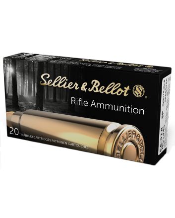 Sellier &amp; Bellot SB5652RA Rifle5.6mmx52R 70gr Soft Point 20 Per Box/25 Case