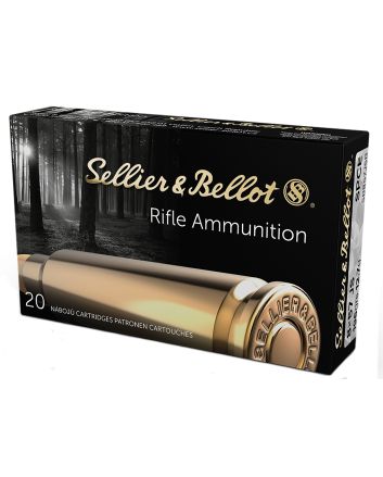 Sellier &amp; Bellot SB857JSB Rifle8x57JS 196gr Soft Point Cut Through Edge 20 Per Box/20 Case