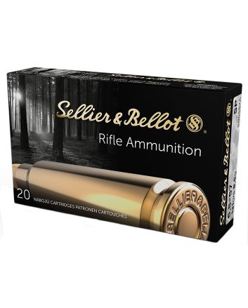Sellier &amp; Bellot SB6557A Rifle6.5x57mm 131gr Soft Point 20 Per Box/20 Case